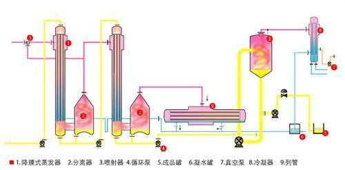 二效強制循環(huán)蒸發(fā)器